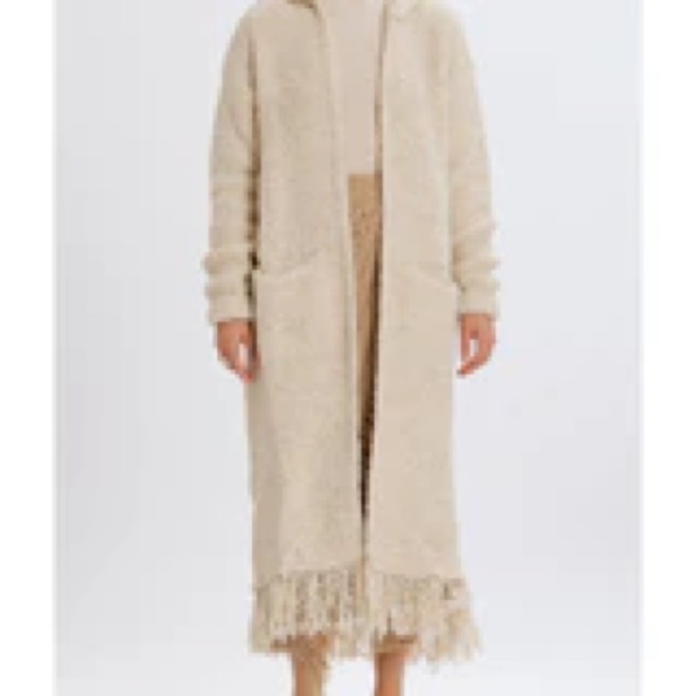 Something Navy Cream Teddy Jacket